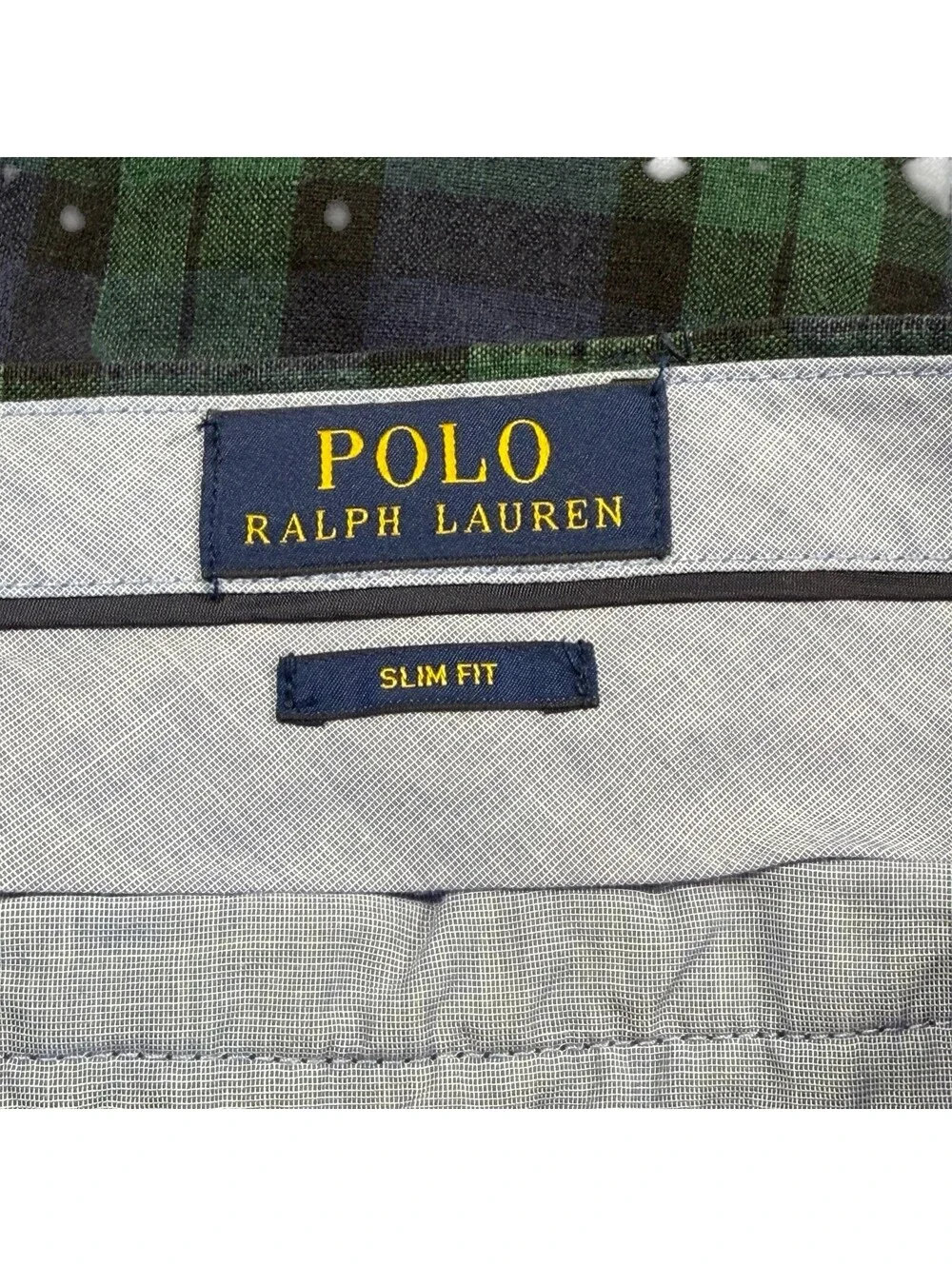 Polo Ralph Lauren Black Watch Plaid Slim Fit Shorts New With Tags Size 35